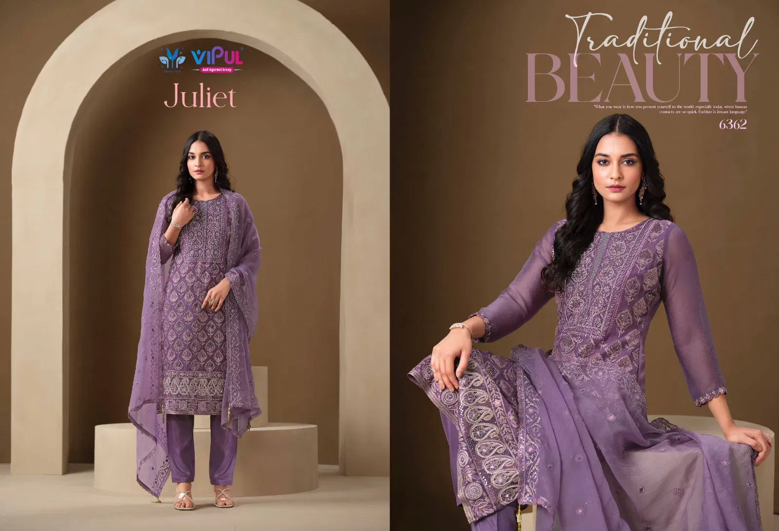 Launching Vipul Juliet Chiffon Embroidered Designer Salwar Kameez Wholesale 2026