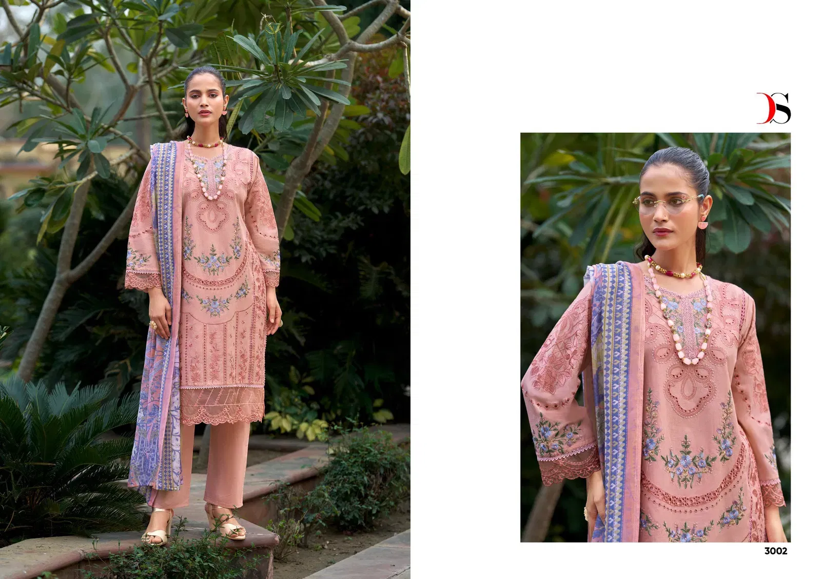 Latest Deepsy Maria B Luxe Vol 3 Chiffon Dupatta Cotton Pakistani Salwar Kameez Wholesale 2026