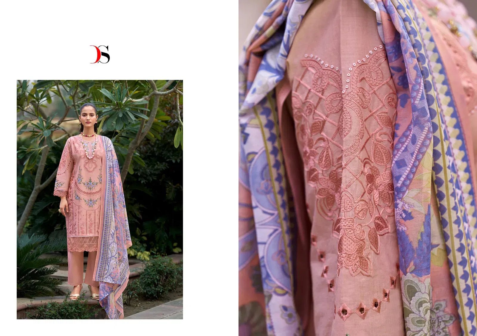 Latest Deepsy Maria B Luxe Vol 3 Chiffon Dupatta Cotton Pakistani Salwar Kameez Wholesale 2026