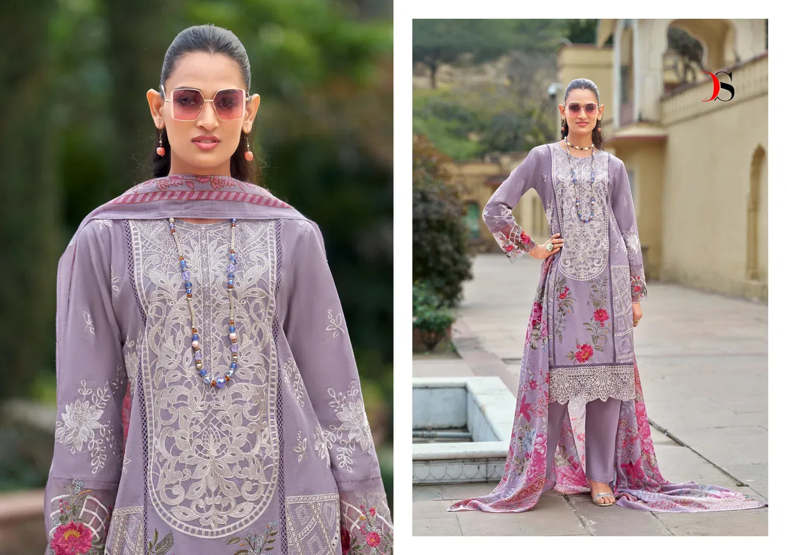 Latest Deepsy Maria B Luxe Vol 3 Chiffon Dupatta Cotton Pakistani Salwar Kameez Wholesale 2026