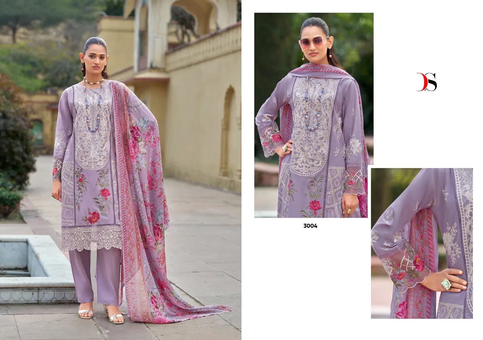 Latest Deepsy Maria B Luxe Vol 3 Chiffon Dupatta Cotton Pakistani Salwar Kameez Wholesale 2026