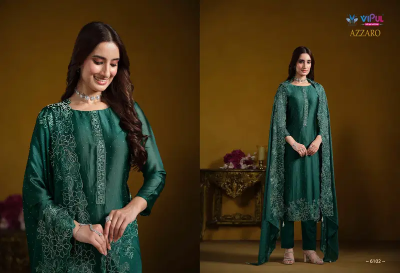 Beautiful Vipul Azzaro Georgette Embroidery Salwar Kameez Collection Wholesale 2026