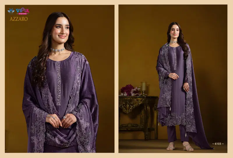 Beautiful Vipul Azzaro Georgette Embroidery Salwar Kameez Collection Wholesale 2026