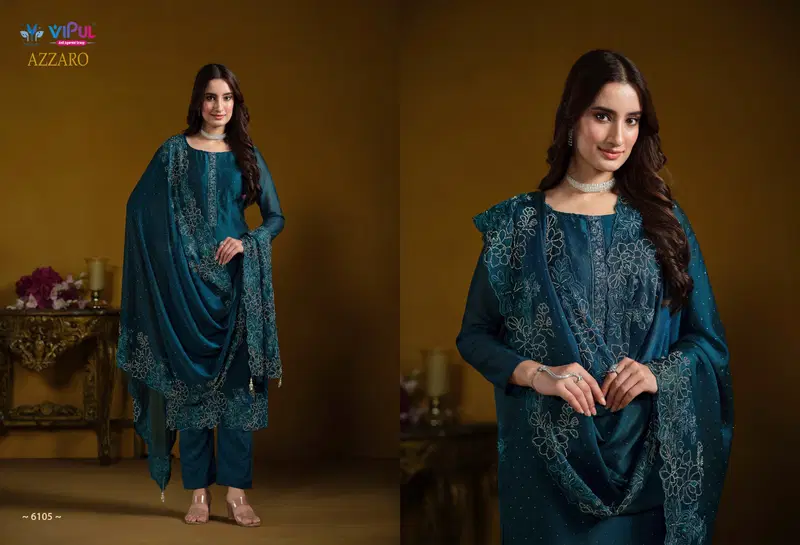 Beautiful Vipul Azzaro Georgette Embroidery Salwar Kameez Collection Wholesale 2026