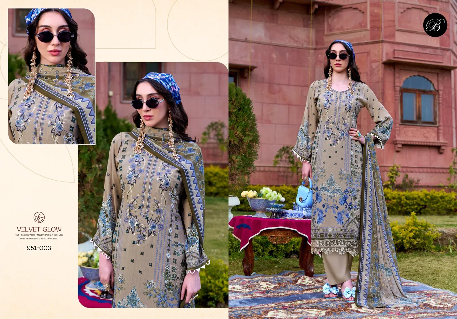 Launching Belliza Rangreza Crepe With Embroidery Work Dress Material Collection Wholesale 2026