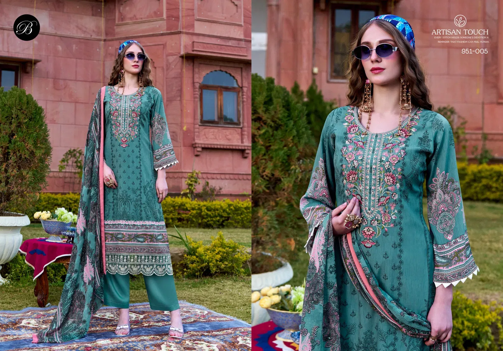 Launching Belliza Rangreza Crepe With Embroidery Work Dress Material Collection Wholesale 2026