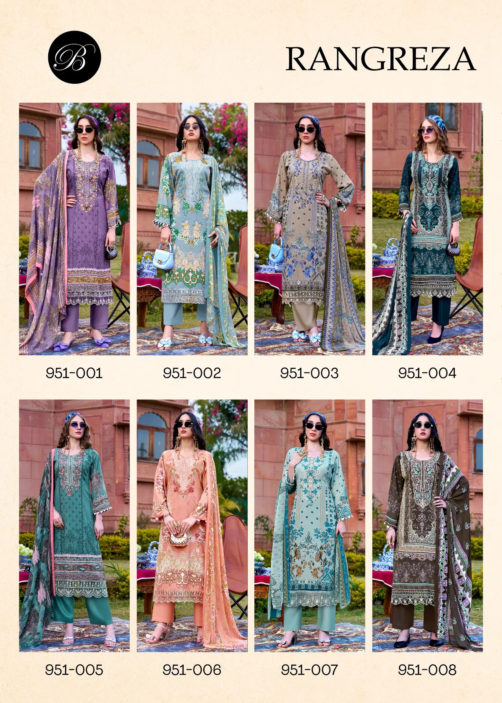 Launching Belliza Rangreza Crepe With Embroidery Work Dress Material Collection Wholesale 2026