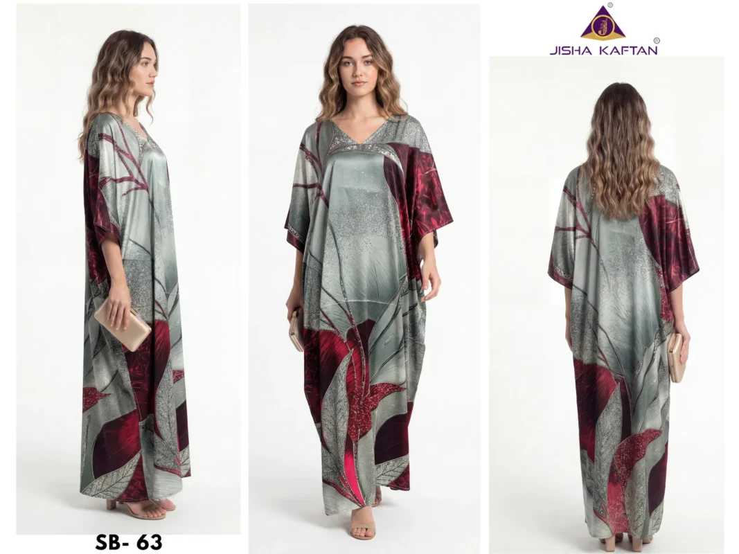 Stylish Jisha Kaftan Satin Breeze Vol 8 Digital Printed Japan Satin Kaftan Collection Wholesale 2026