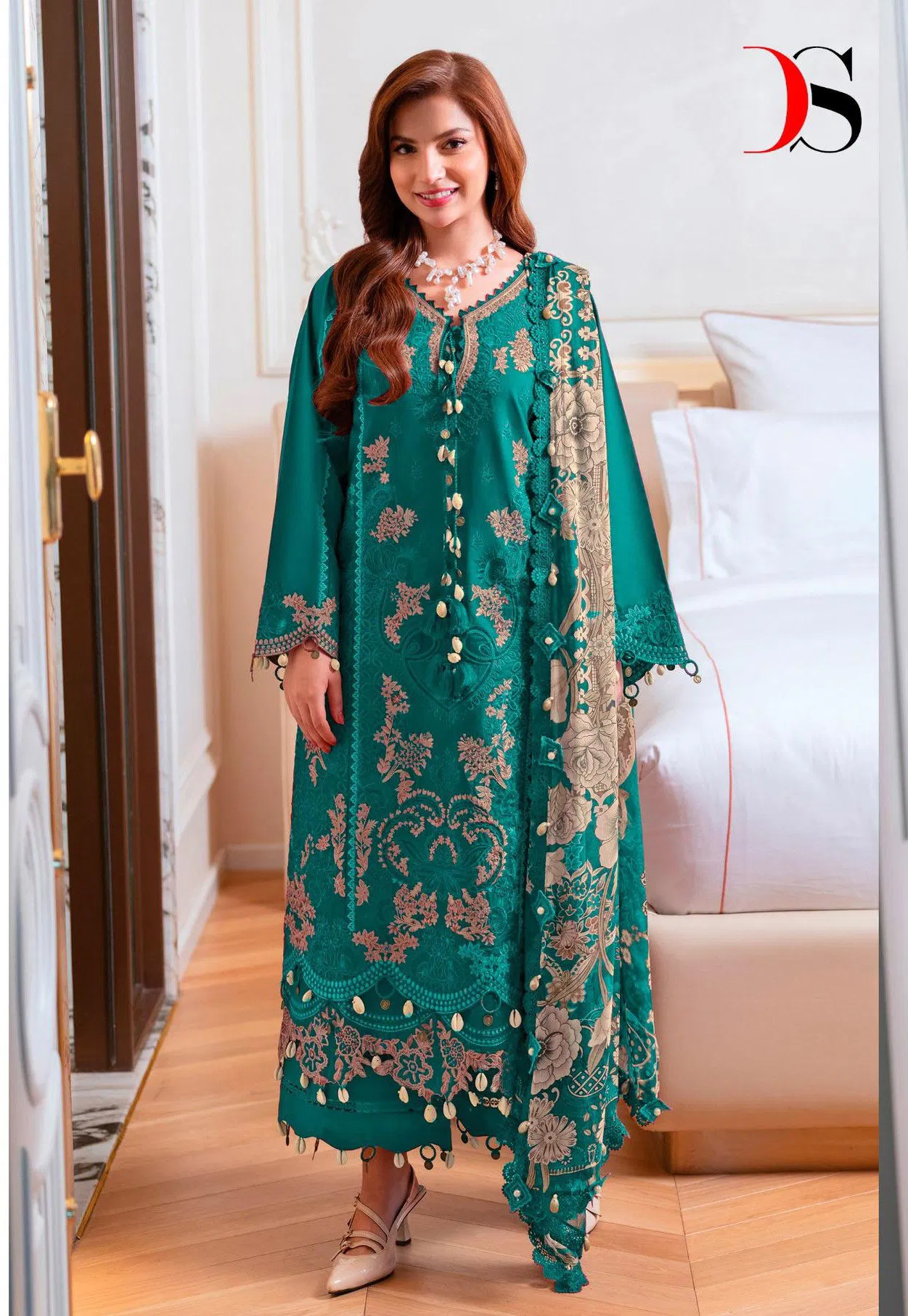 Deepsy Ombre Starlet 1611 Cotton Dupatta Cotton Pakistani Salwar Kameez Wholesale