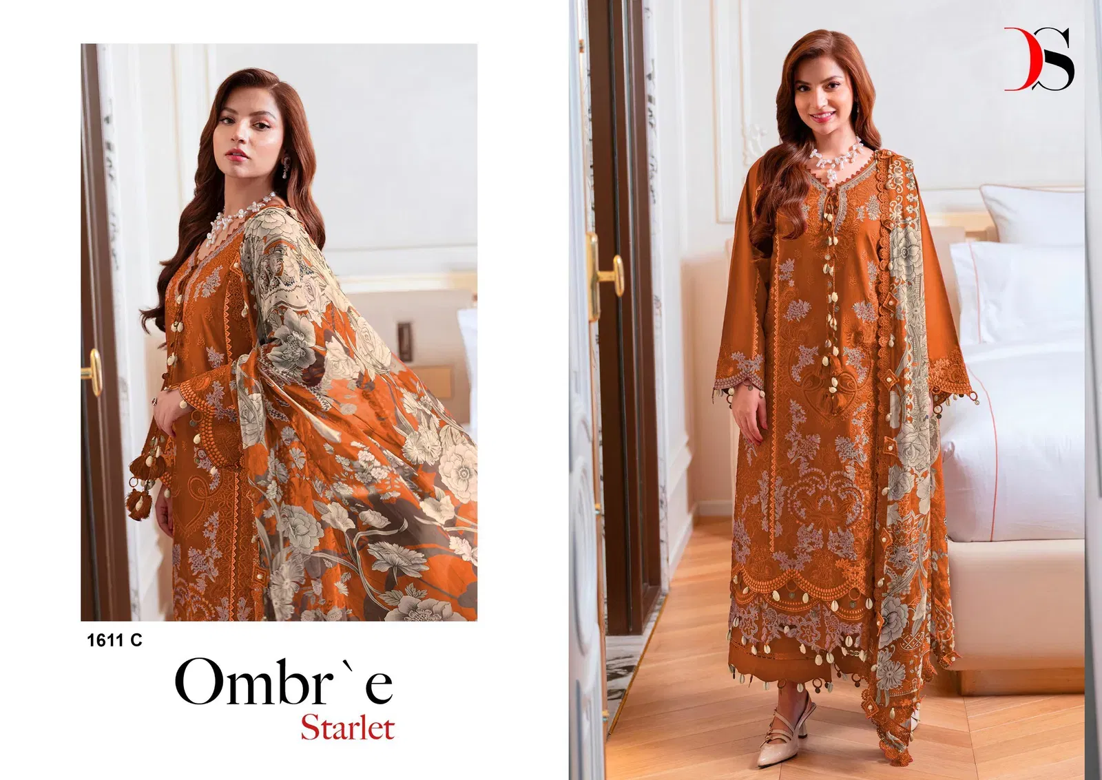 Stylish Deepsy Ombre Starlet 1611 Cotton Dupatta Cotton Pakistani Salwar Kameez Wholesale 2026