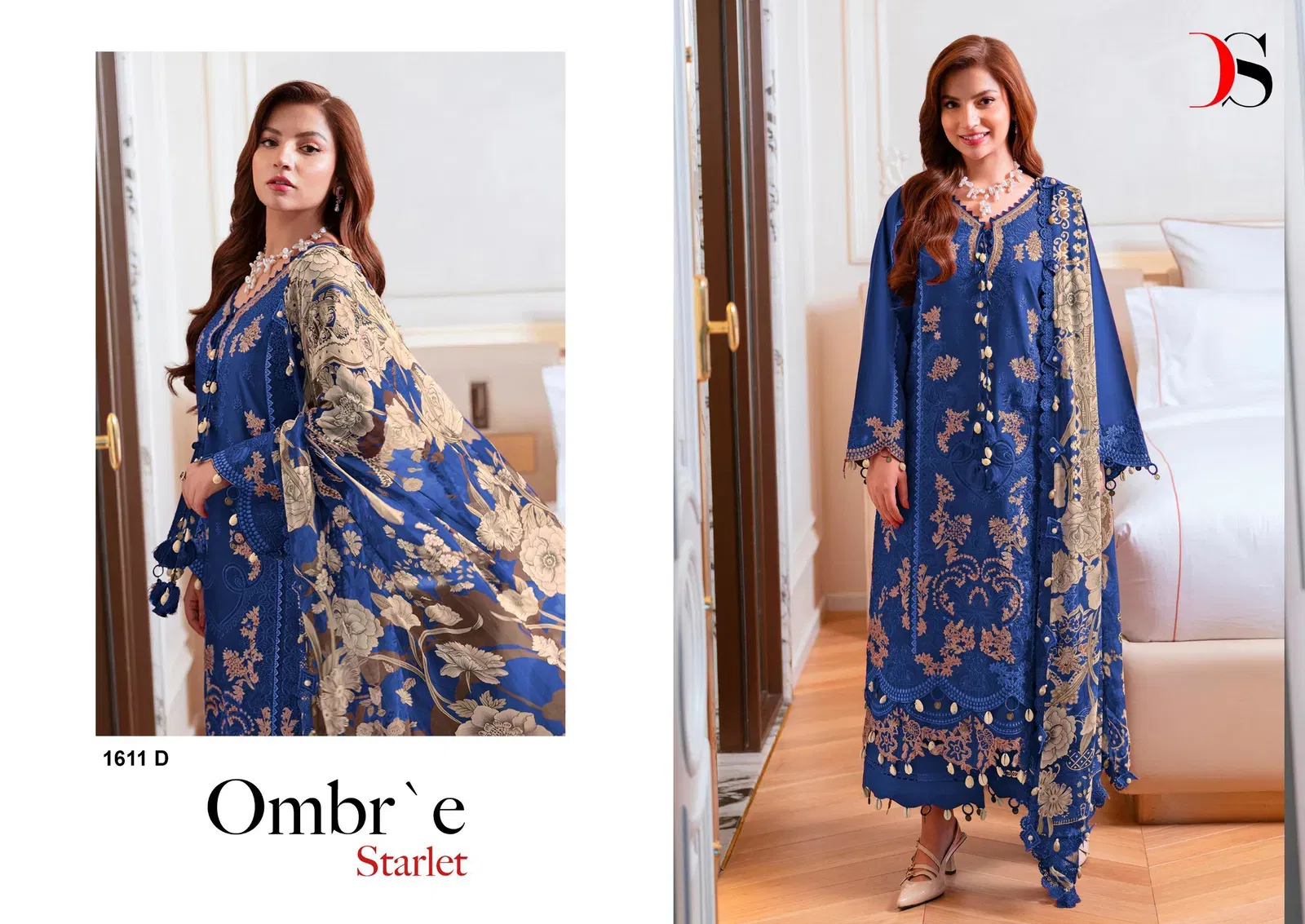 Stylish Deepsy Ombre Starlet 1611 Cotton Dupatta Cotton Pakistani Salwar Kameez Wholesale 2026