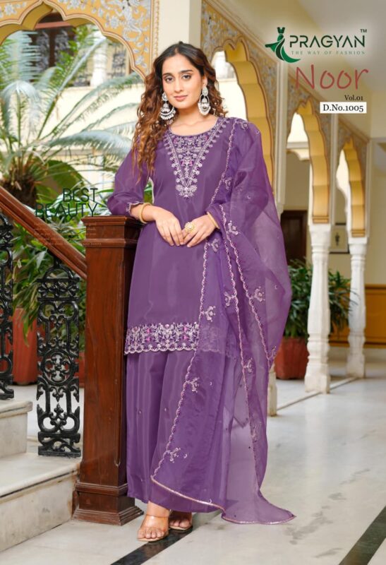 Beautiful Pragyan Noor Vol 1 HO Silk Fancy Embroidery Kurti Bottom With Dupatta Wholesale 2026