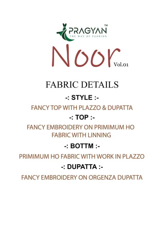 Beautiful Pragyan Noor Vol 1 HO Silk Fancy Embroidery Kurti Bottom With Dupatta Wholesale 2026