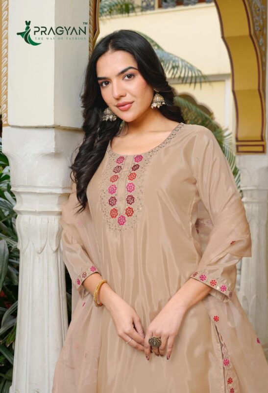 Beautiful Pragyan Noor Vol 1 HO Silk Fancy Embroidery Kurti Bottom With Dupatta Wholesale 2026