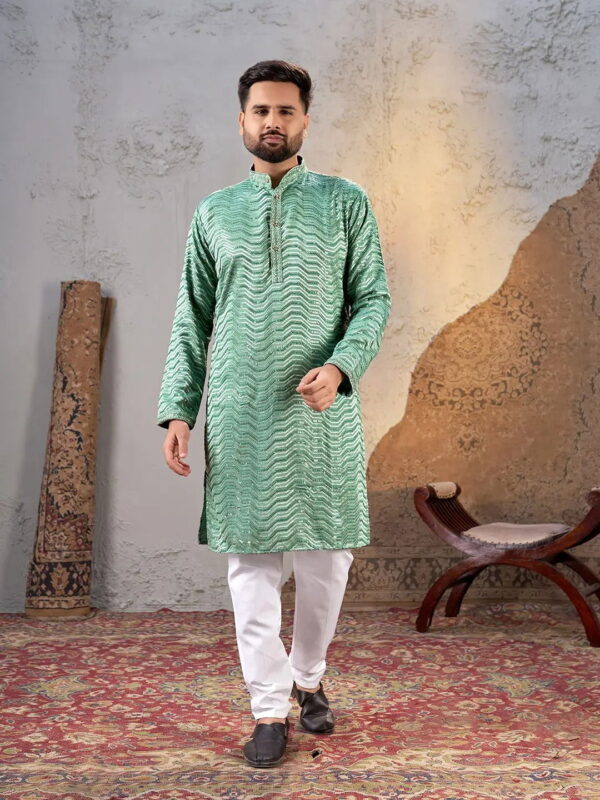 Launching Shee Star 9 Georgette Chiffli Work Mens Kurta Wholesale 2026