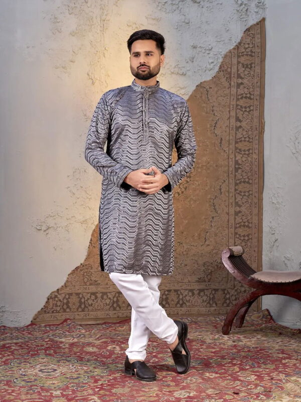 Launching Shee Star 9 Georgette Chiffli Work Mens Kurta Wholesale 2026