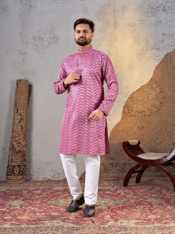 Launching Shee Star 9 Georgette Chiffli Work Mens Kurta Wholesale 2026