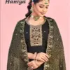 Vishnu Haniya Nc Moss With Zarkan Work Dress Material Collection Wholesale