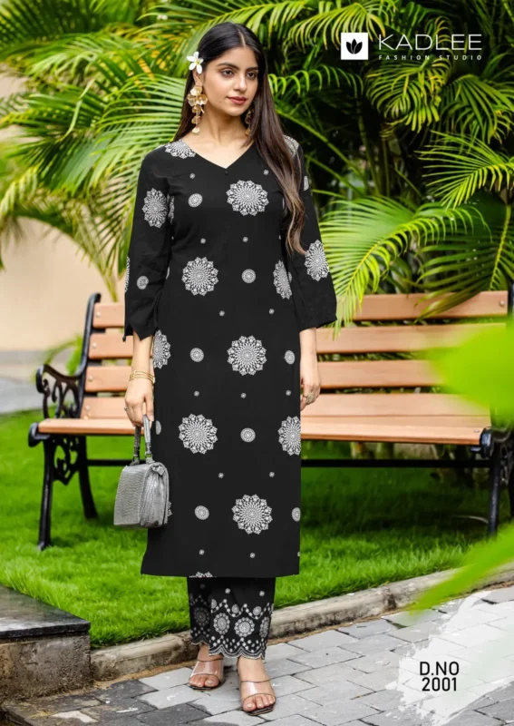 Stylish Kadlee Majestica Rayon Print Casual Wear Kurti And Pant Collection Wholesale 2026