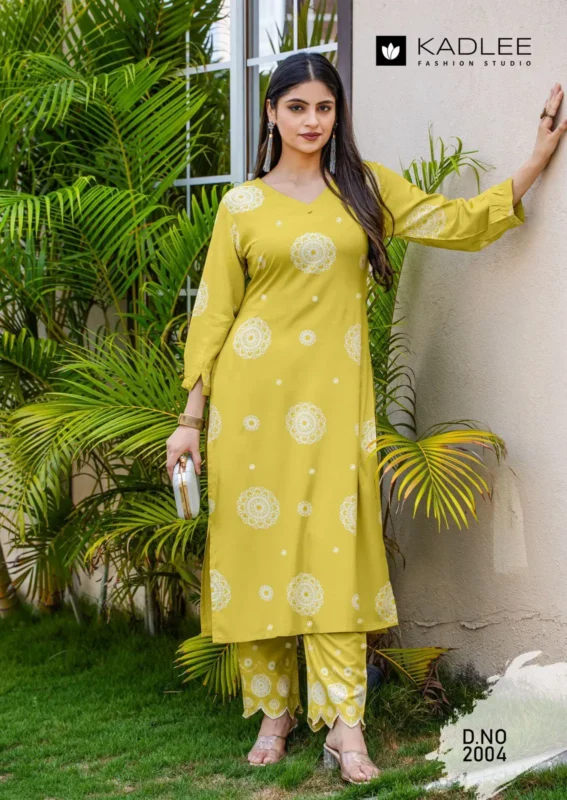Stylish Kadlee Majestica Rayon Print Casual Wear Kurti And Pant Collection Wholesale 2026