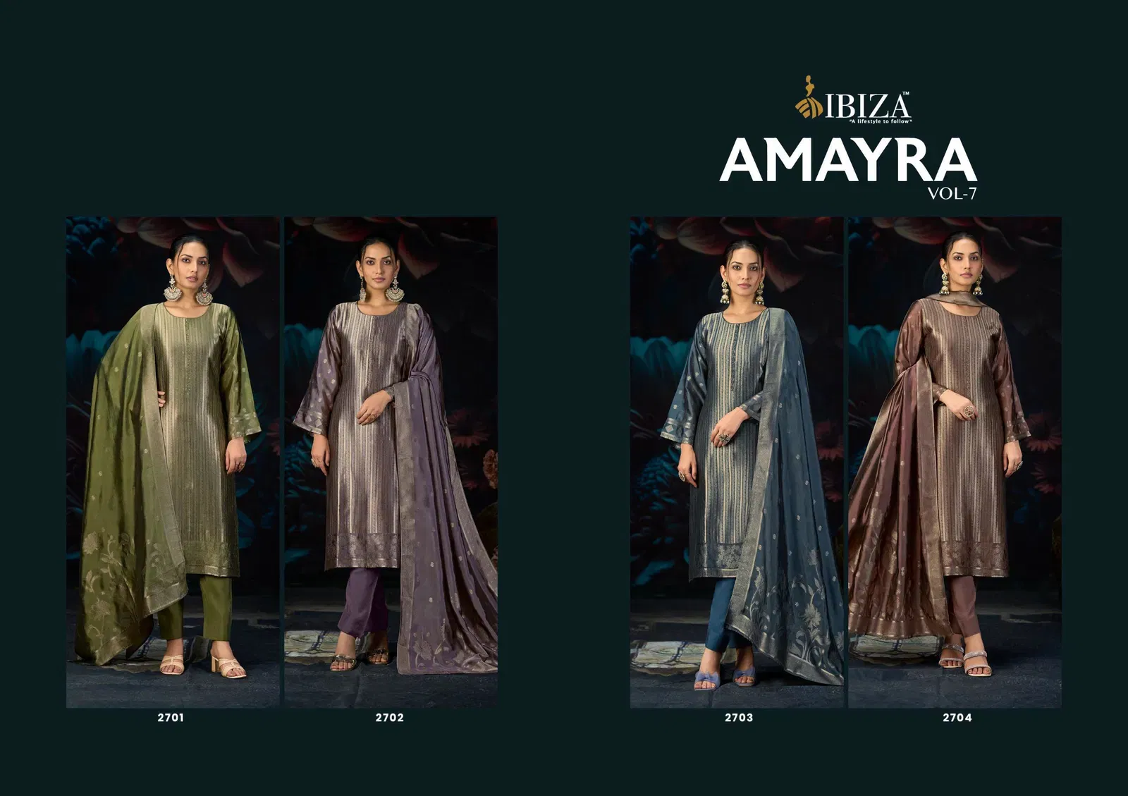 Latest Ibiza Amayra Vol 7 Banglory Silk With Handwork Salwar Kameez Wholesale 2026