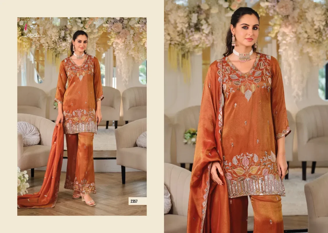 Launching Eba Zeenat Simar With Beats Work Designer Top Bottom And Dupatta Wholesale 2026
