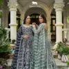 Senhora Mehfil 03 Pure Butterfly Net Designer Gown With Dupatta Collection Wholesale