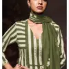 Ganga Ziana 3685 Cotton Linen Printed With Handwork Dress Material Wholesale