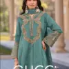 Your Choice Gucci Hiranya Silk With Work Designer Salwar Kameez Wholesale