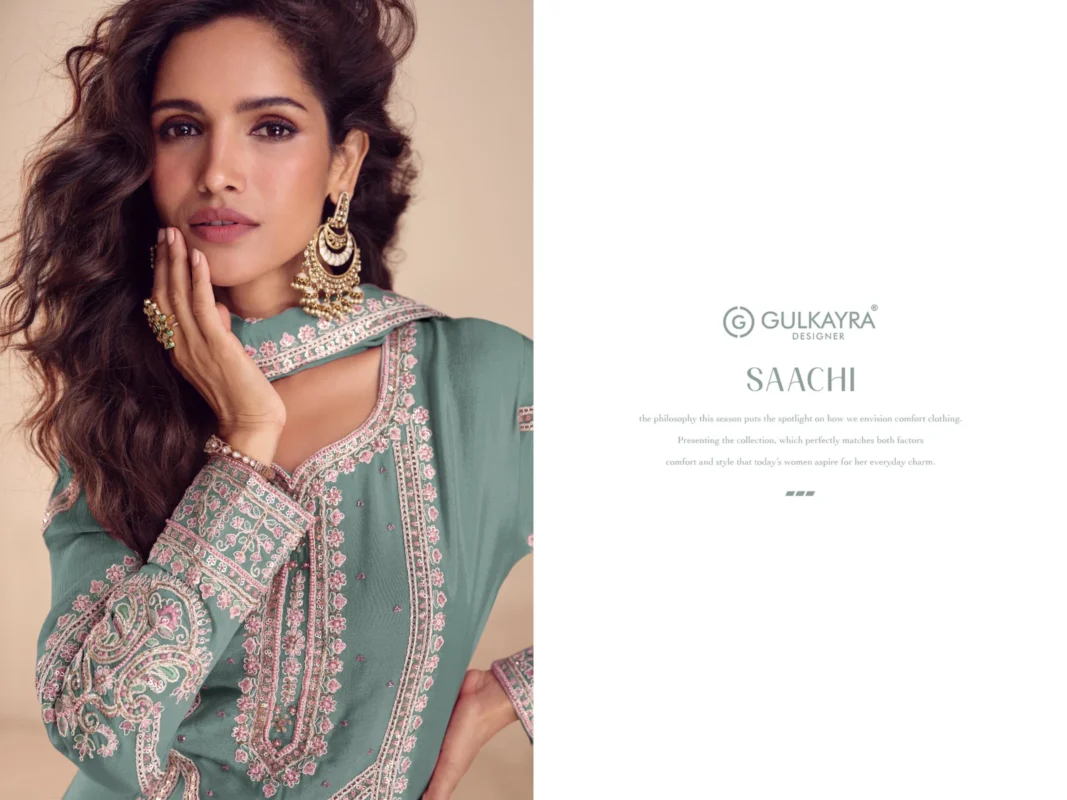 Buy Gulkayra Saachi Real Chinon Embroidery Salwar Kameez Wholesale 2026