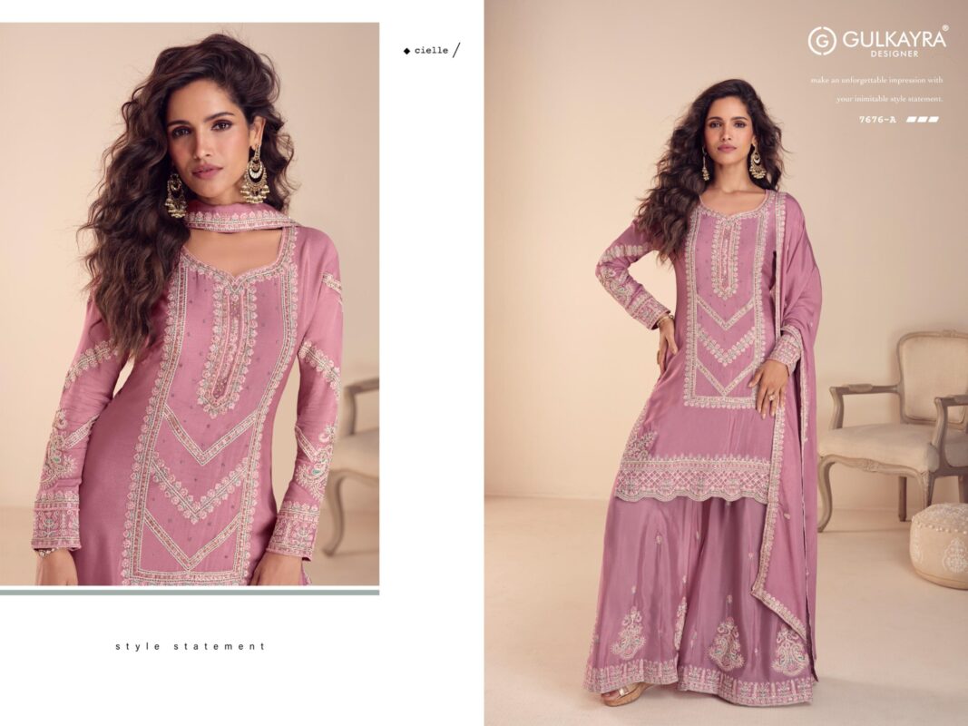 Buy Gulkayra Saachi Real Chinon Embroidery Salwar Kameez Wholesale 2026