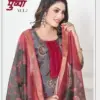 Mayra Pushpa 7 Vertican Print With Sequence Embroidery Top With Bottom And Dupatta Collection Wholesale