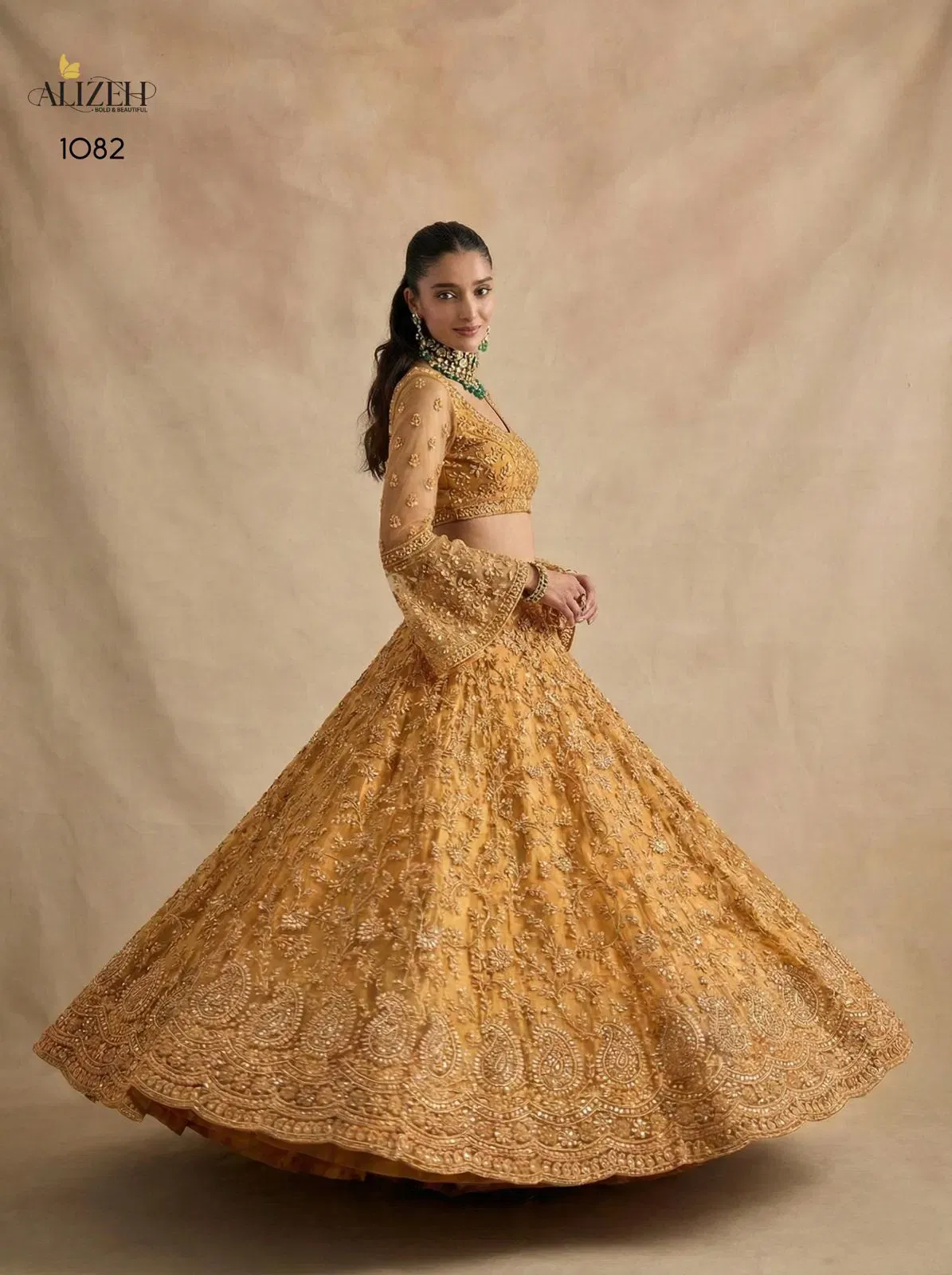 Beautiful Alizeh 1082 Colours Butterfly Net Designer Lehenga Choli Collection Wholesale 2026