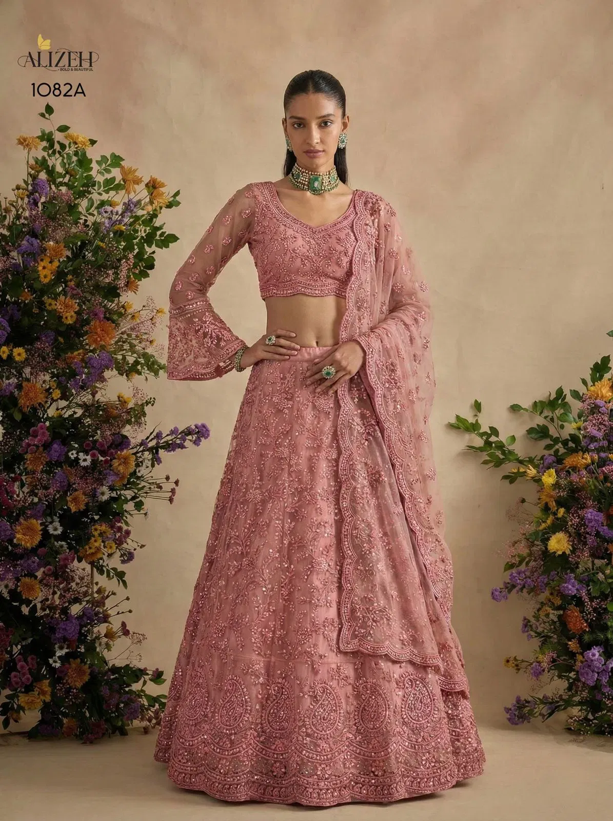 Beautiful Alizeh 1082 Colours Butterfly Net Designer Lehenga Choli Collection Wholesale 2026