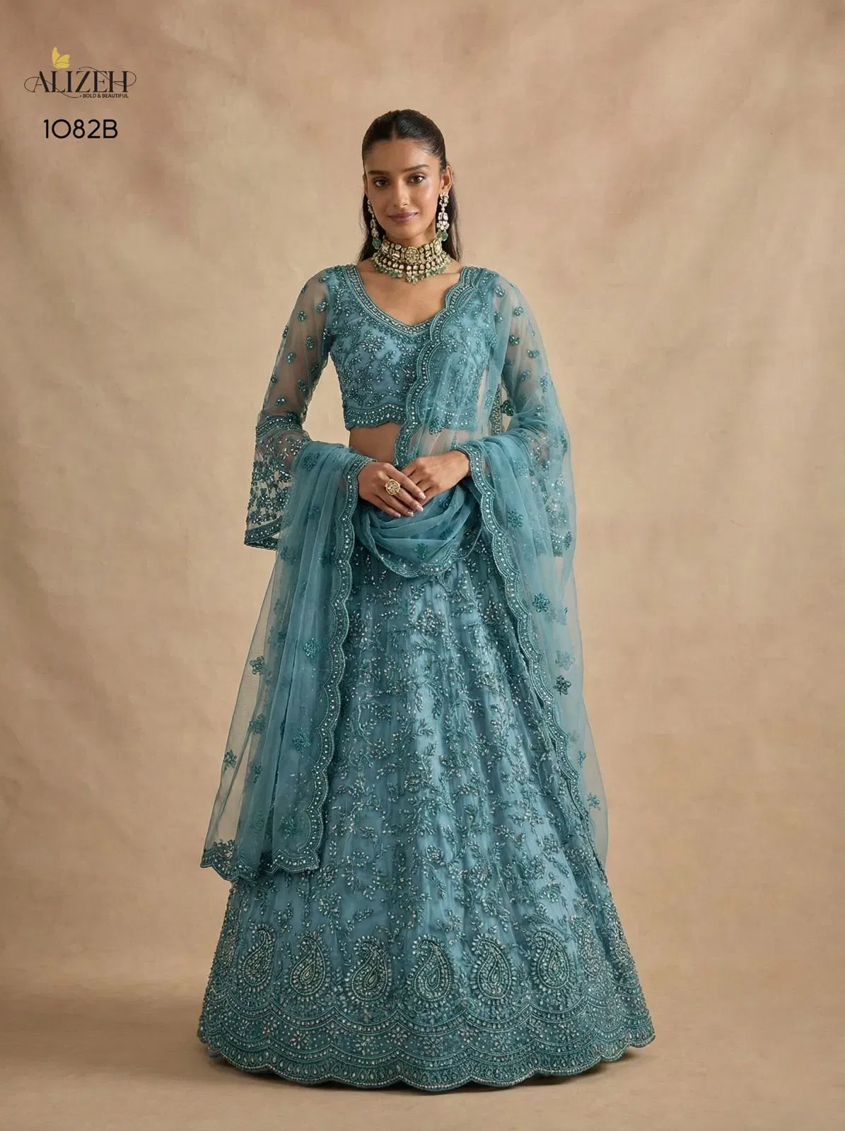 Beautiful Alizeh 1082 Colours Butterfly Net Designer Lehenga Choli Collection Wholesale 2026