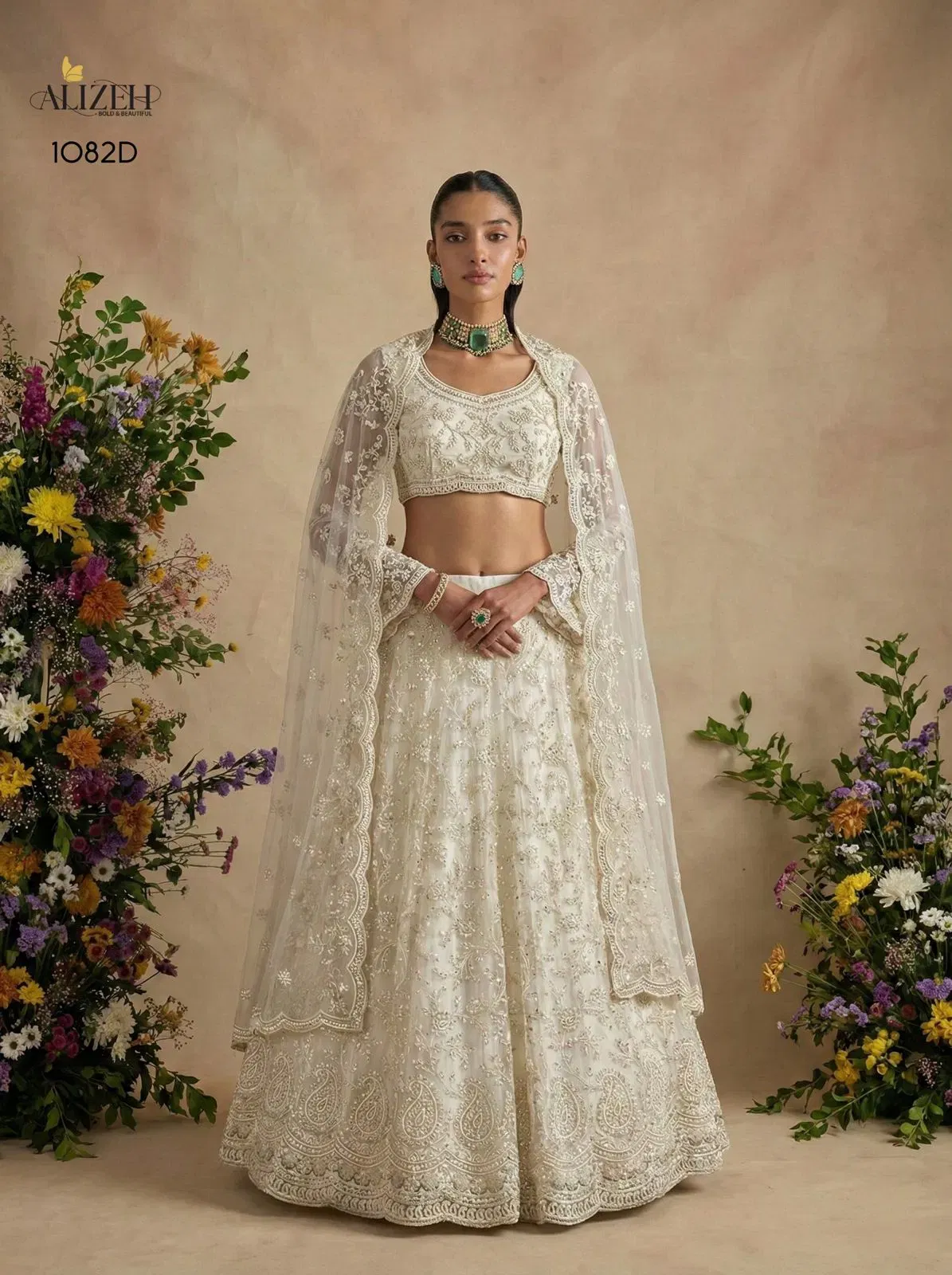 Beautiful Alizeh 1082 Colours Butterfly Net Designer Lehenga Choli Collection Wholesale 2026