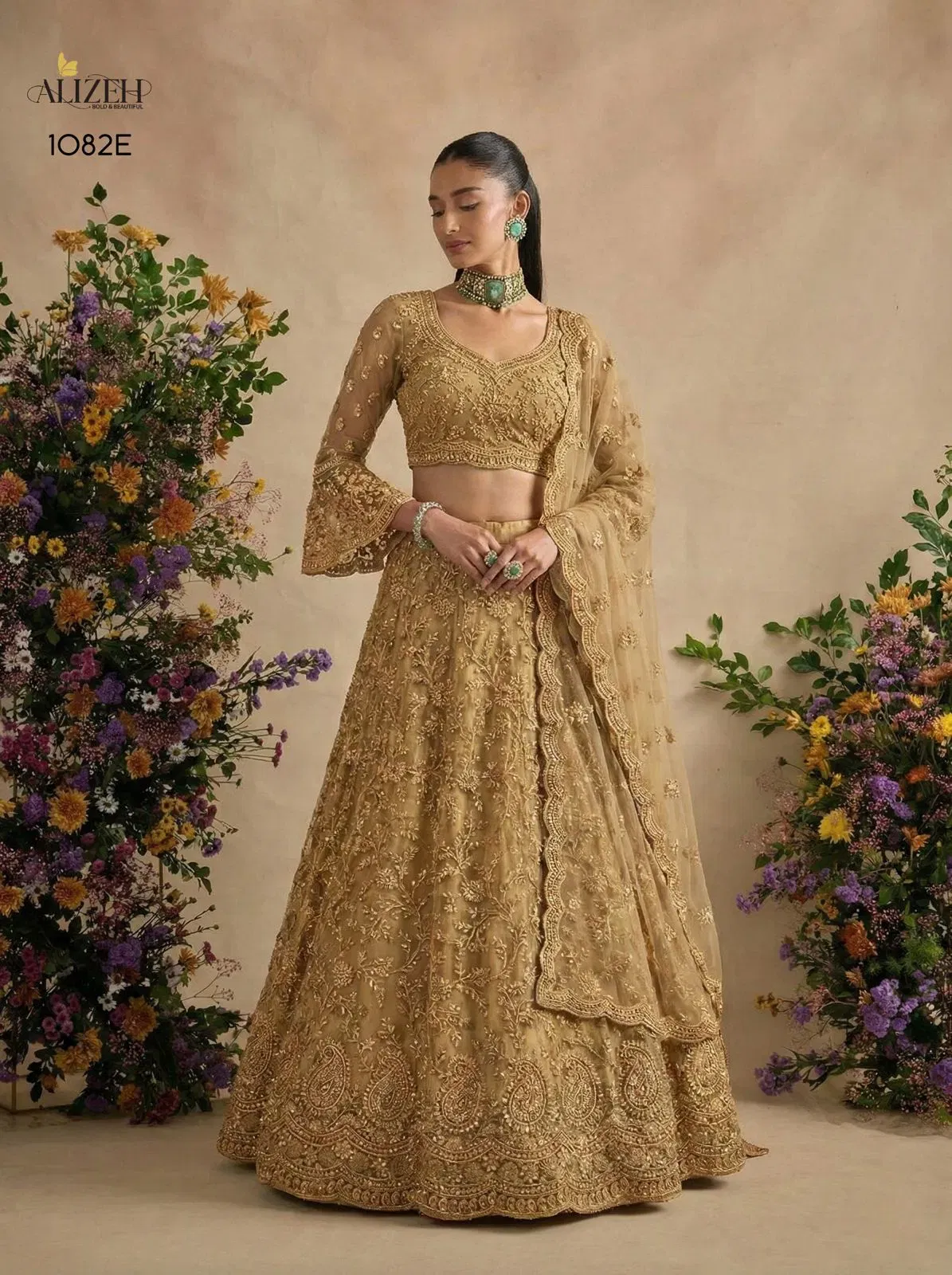 Beautiful Alizeh 1082 Colours Butterfly Net Designer Lehenga Choli Collection Wholesale 2026