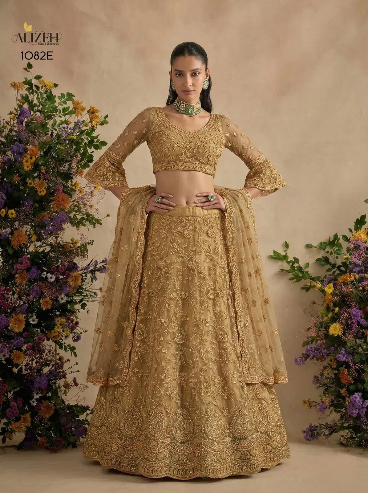 Beautiful Alizeh 1082 Colours Butterfly Net Designer Lehenga Choli Collection Wholesale 2026