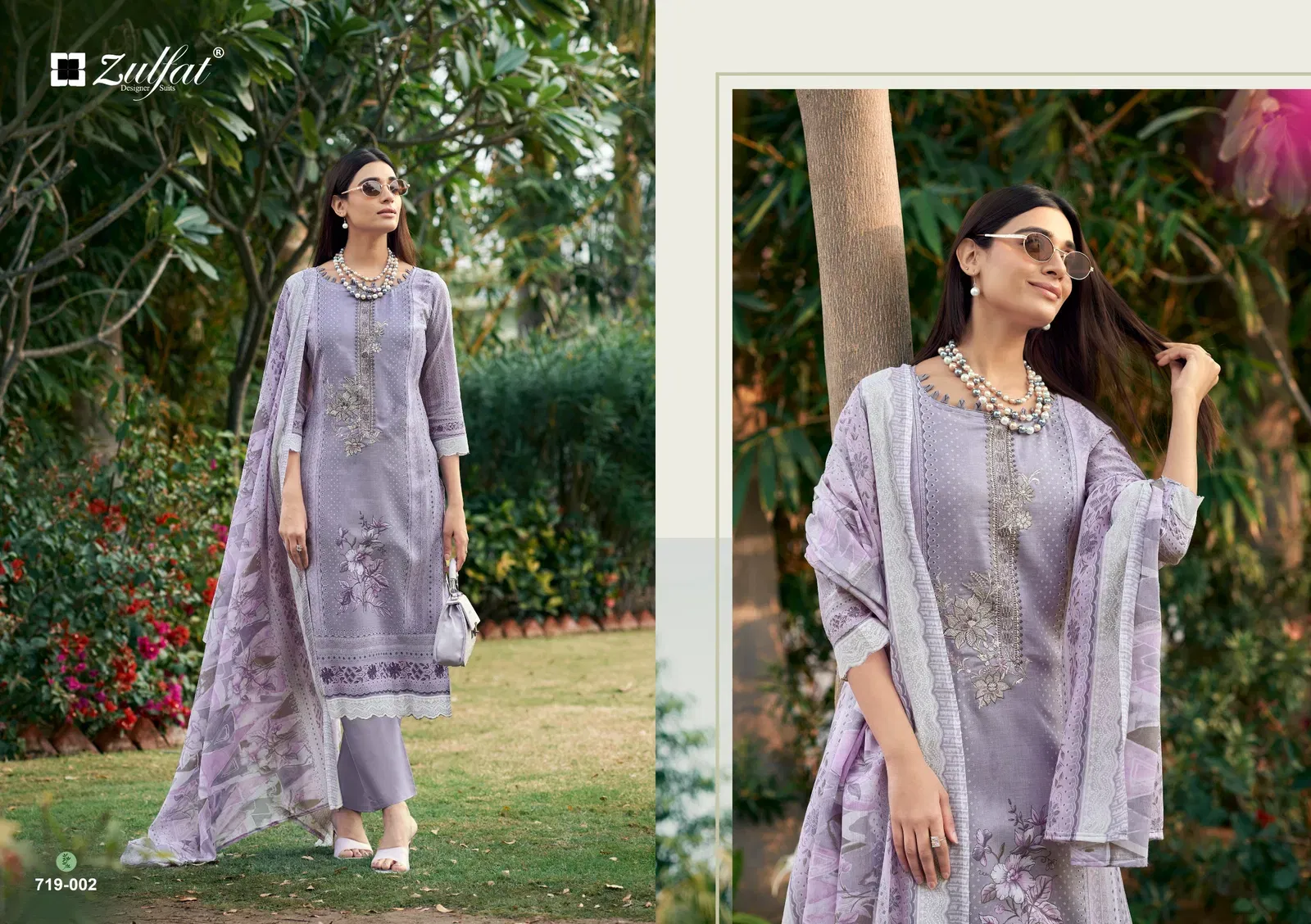 Beautiful Zulfat Firdaus Vol 2 Cotton Embroidery Dress Material Collection Wholesale 2026
