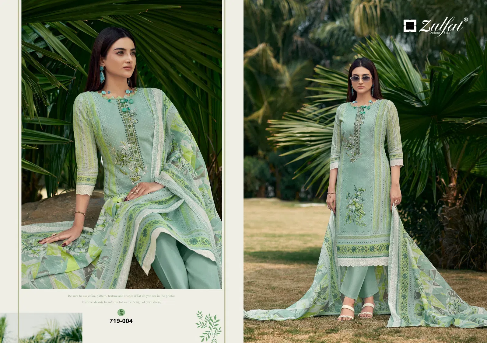 Beautiful Zulfat Firdaus Vol 2 Cotton Embroidery Dress Material Collection Wholesale 2026
