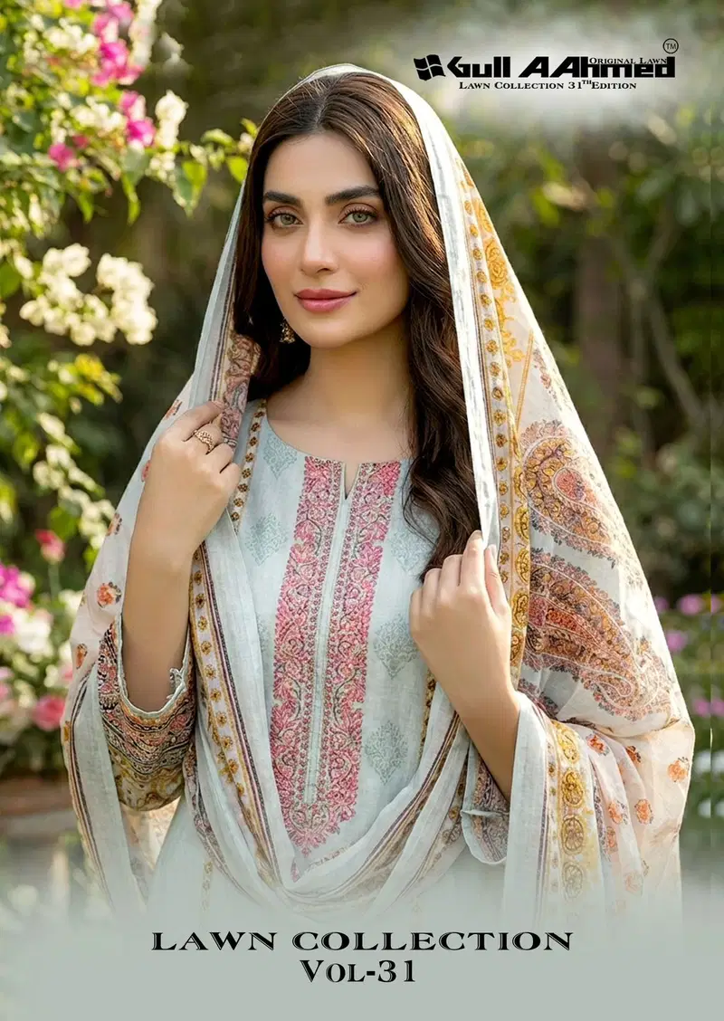 Gull A Ahmed Vol 31 Cambric Cotton Dress Material Collection Wholesale