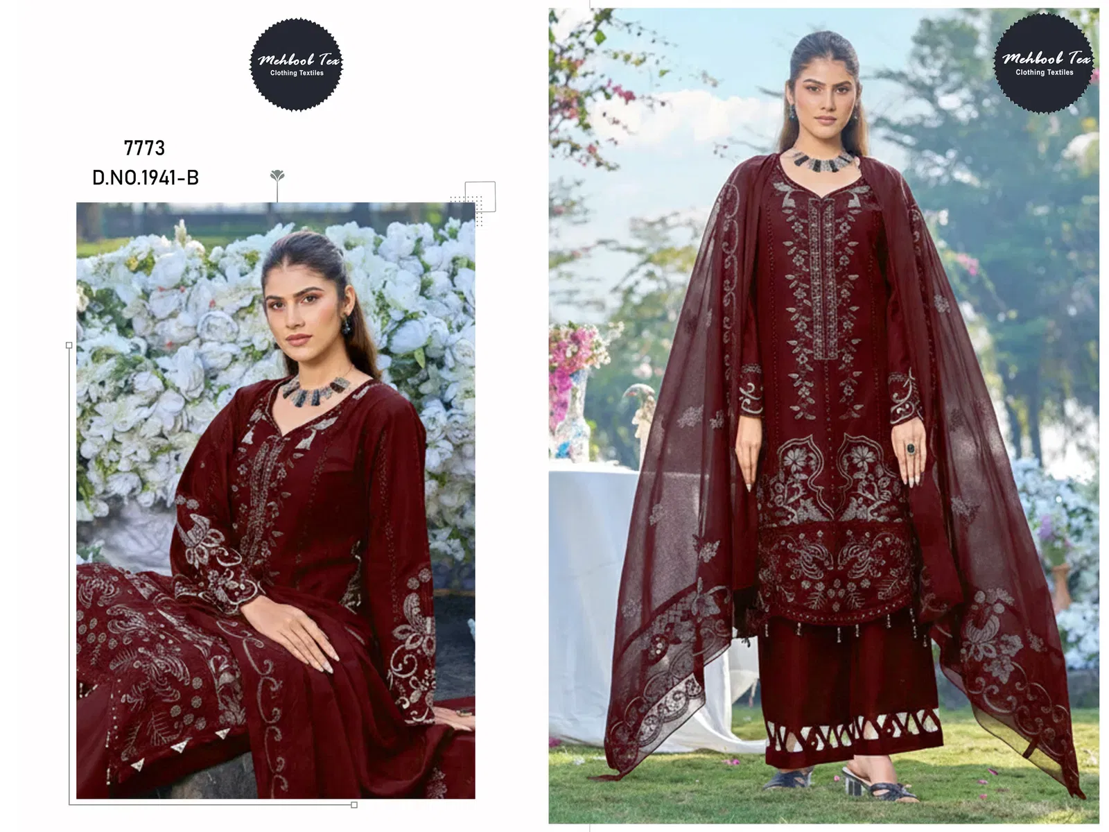 Beautiful Mehboob Tex 1941 A And B Cotton With Embroidery Work Pakistani Salwar Kameez Wholesale 2026