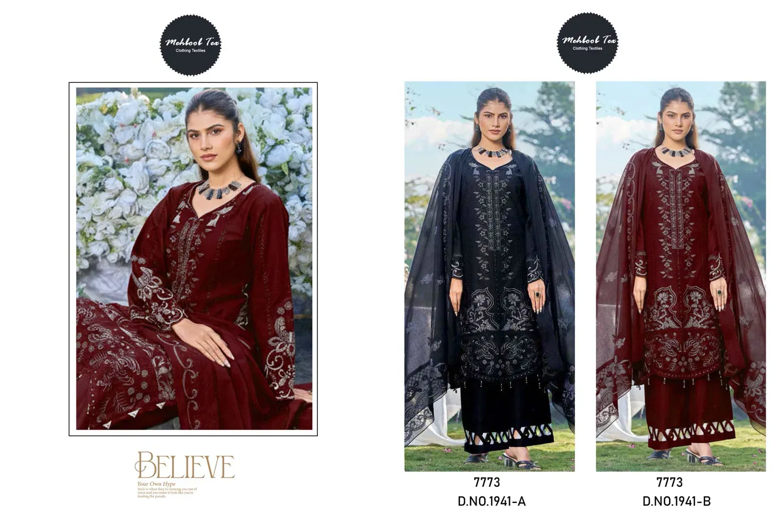 Beautiful Mehboob Tex 1941 A And B Cotton With Embroidery Work Pakistani Salwar Kameez Wholesale 2026