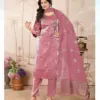 Dnp Kesari Heavy Glass Roman With Lining Top With Bottom And Dupatta Collection Wholesale