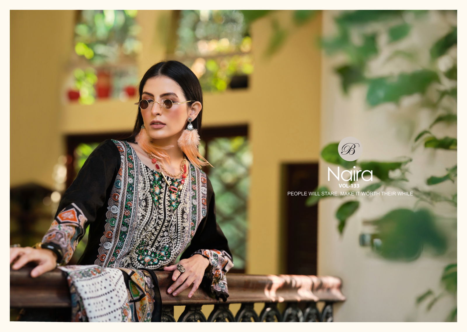 Beautiful Belliza Naira Vol 133 Cotton Digital Prints Embroidery Dress Material Wholesale 2026