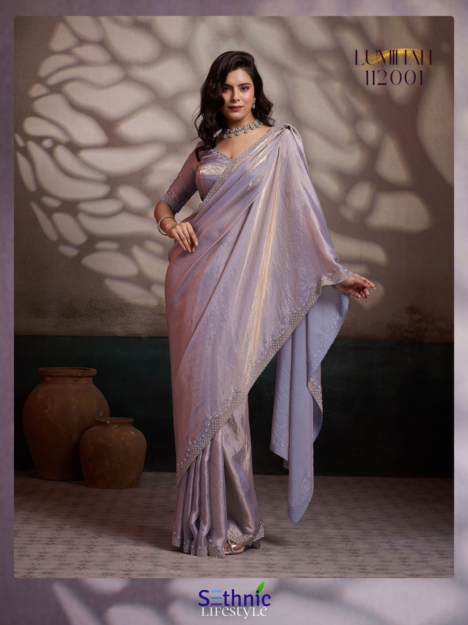 Launching Sethnic Luminah Velvet Satin With Zarkan Border Party Wear Saree Collection Wholesale 2026
