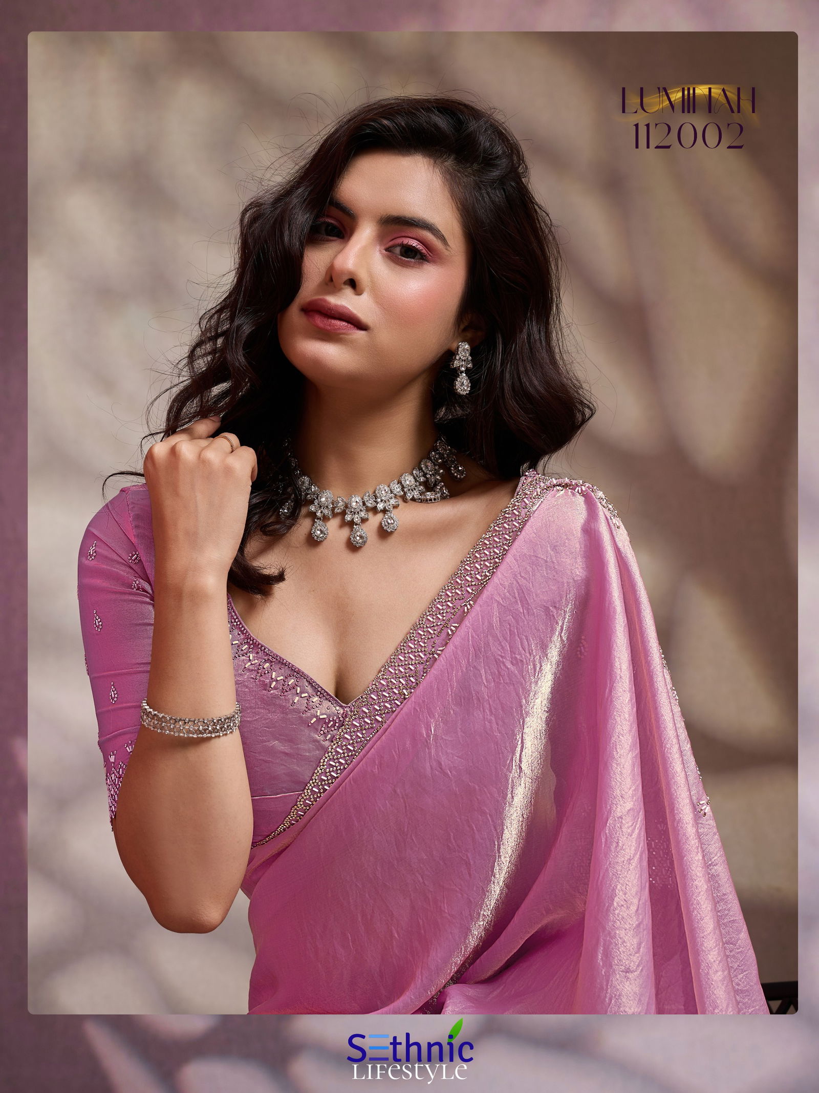 Launching Sethnic Luminah Velvet Satin With Zarkan Border Party Wear Saree Collection Wholesale 2026