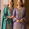 Sanika Pehar Chinon Silk Embroidery Top Plazzo With Dupatta Wholesale