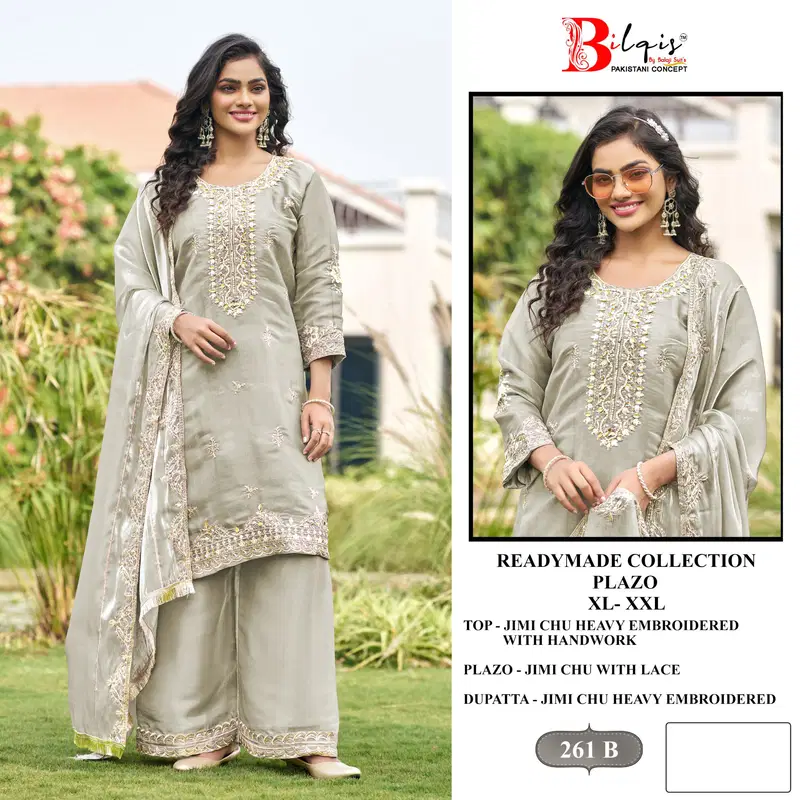 Launching Bilqis B 261 A To D Readymade Jimmy Choo Embroidery Pakistani Salwar Kameez Wholesale 2026