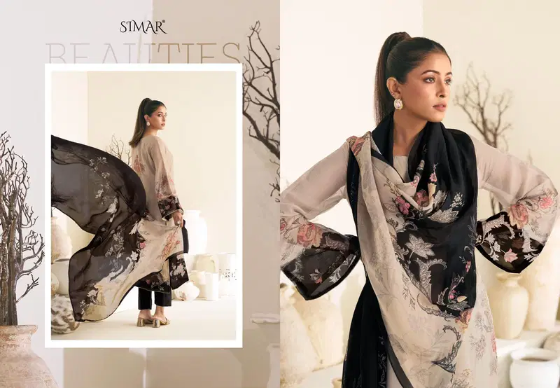 Launching Glossy Simar Arisa Viscose Organza Digital Print Handwork Salwar Kameez Wholesale 2026